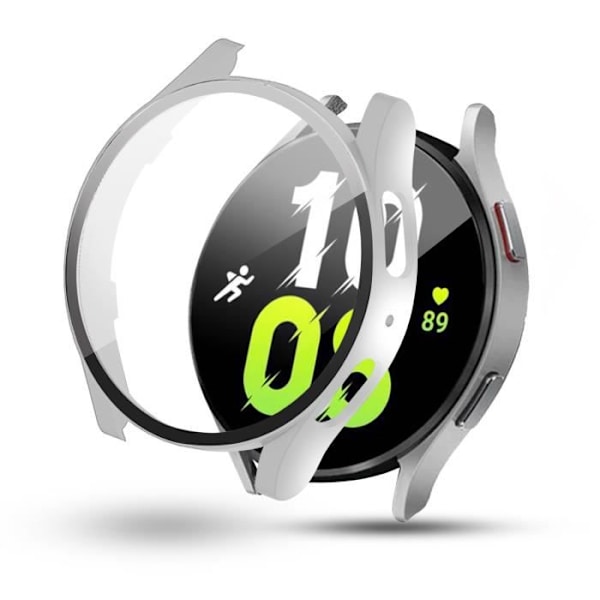 Fullt skydd härdat glas för Samsung Galaxy Watch 5, 40 mm silver Grå
