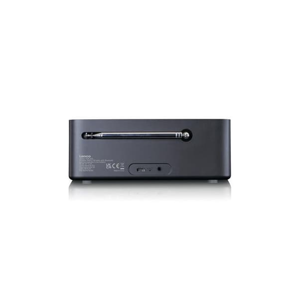 Lenco PDR-045BK - DAB+ radio Bluetooth® 5.0 - Musta Bambus, Sort