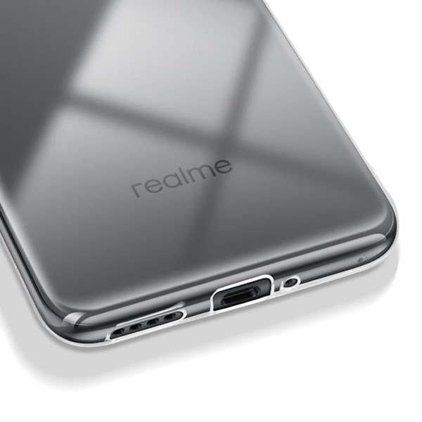 Coque - Realme - 14 Pro Plus - Silikone Blød - Transparent - Stødabsorberende og Rids resistent Vit