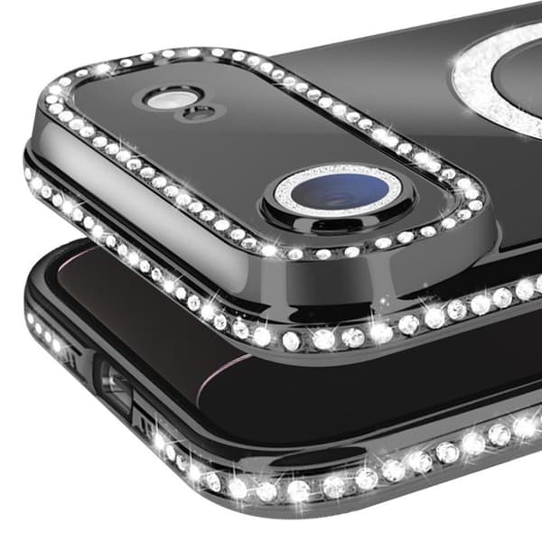 Coque Magsafe - AVIZAR - iPhone Air - Sort - Strassé - Beskyttelse mod stød Svart
