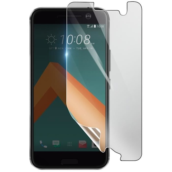 Näytönsuoja - 3MK - HTC 10 - Iskunkestävä Hydrogeeli - Läpinäkyvä - Naarmuuntumaton Transparent