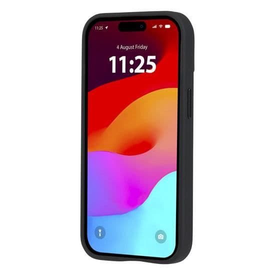 Coque - Case Mate - iPhone 15 Pro - Silikone - Kompatibel med MagSafe - Beskyttelse 12 fod Svart