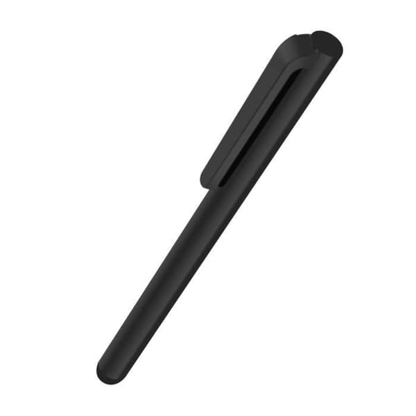 Touch Screen Stylus - AVIZAR - Universal - Blød spids - Integreret klips - Sort