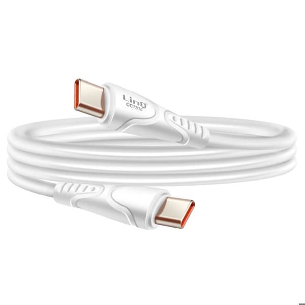 USB C - LINQ - 1m - Nopea lataus 80W - Jousto-silikoni - 4A