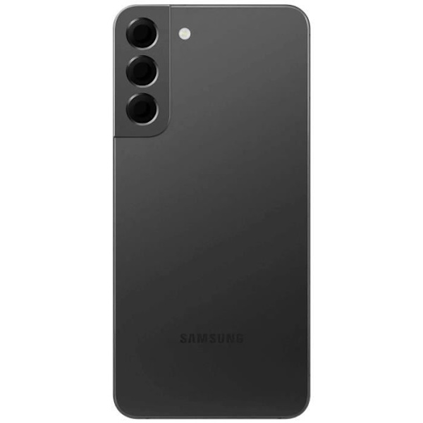 Samsung Galaxy S22 Plus akun suojus Alkuperäinen Samsung musta linssillä