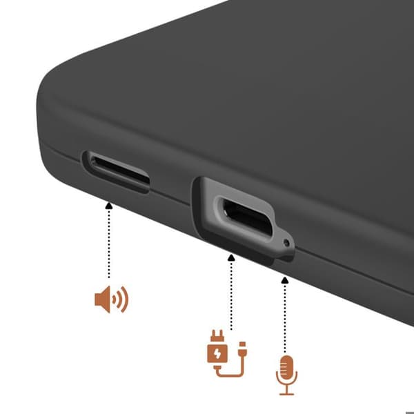 Silicone Cover til Galaxy S25 FE med Forstærkning til Kamerablok Sort Svart