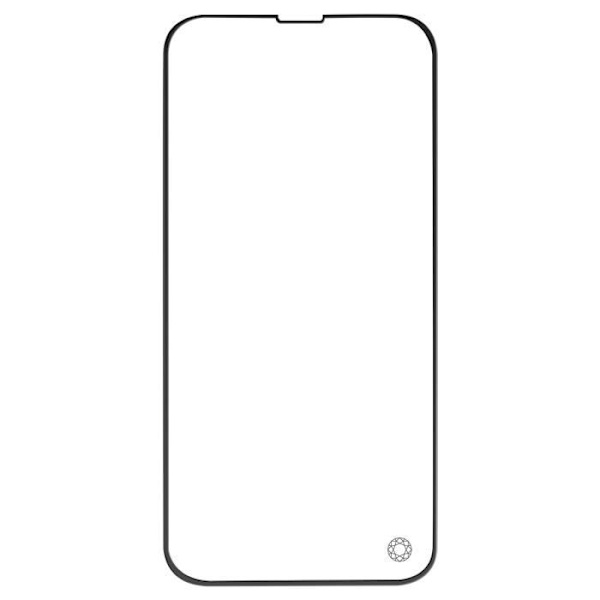 Karkaistu lasi iPhone 14 Pro Max:lle Elinikäinen takuu Force Glass Raised Bezel Svart