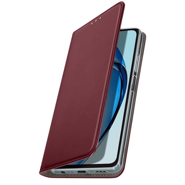 Étui för Oppo A60 Klappkort med Magnet Rödvin Röd