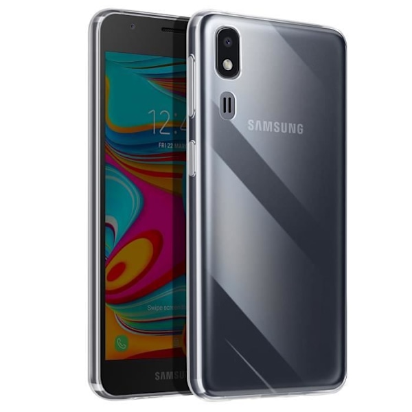 Coque för Samsung Galaxy A2 Core Silikon Mjuk Design Tunn Lätt Transparent Transparent