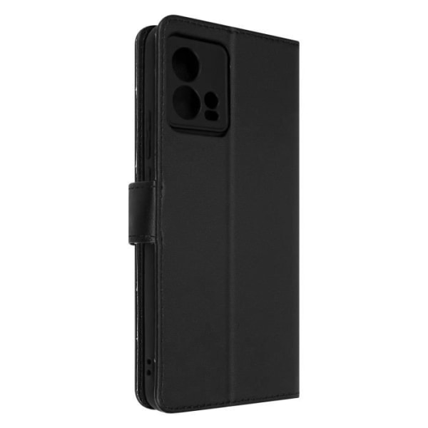 Fodral till Motorola Edge 30 Fusion - Tactical Field Notes - Svart - Hårt skal - Syntet - Flip