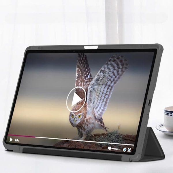 Taske til iPad Air 13 2024 - AVIZAR - Video Support / Keyboard Sleep - Sort Svart