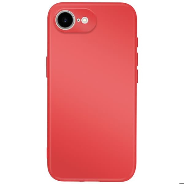 Coque Soft-Touch silikonisarja Fast Cover iPhone 17:lle – Punainen Röd