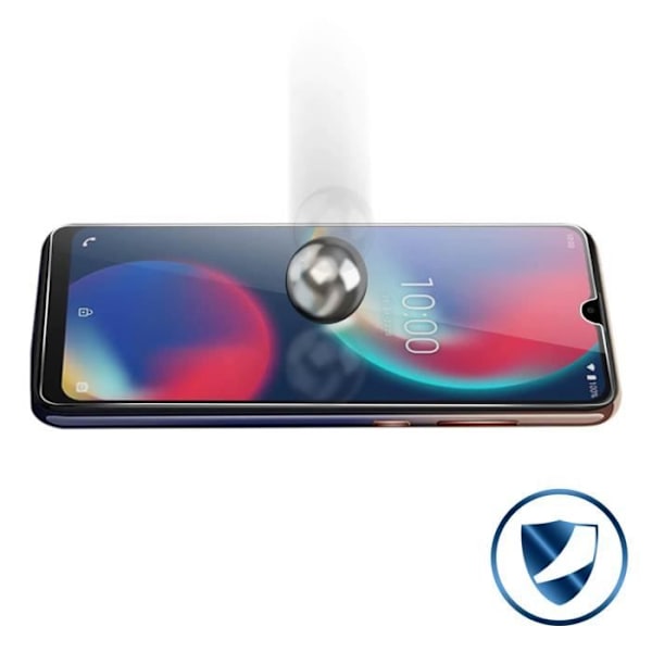 Näytön suojakalvo - Wiko - View 4 / View 4 Lite - 9H karkaistu lasi - Iskunkestävä - Läpinäkyvä valkoinen Klar vit