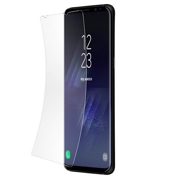 Fleksibel skærmfilm i hærdet glas til Samsung Galaxy S8 Plus - Forcell Transparent