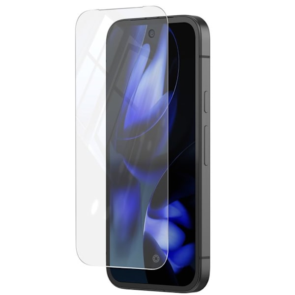 Härdat glas för Google Pixel 9a, motståndskraftigt 9H+, Made For Google Force Glass, transparent Vit