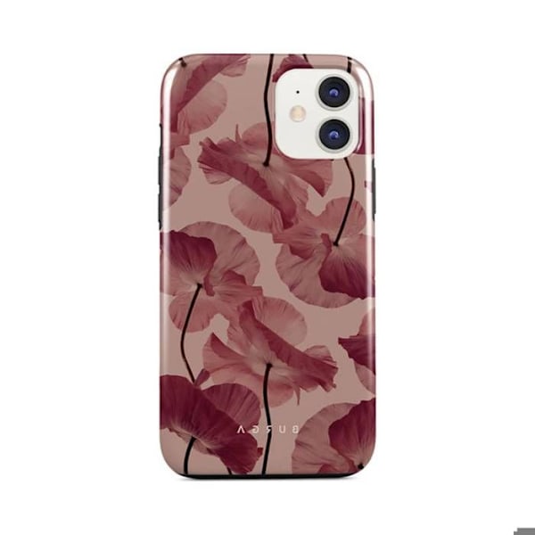 Bakskydd - Burga - iPhone 11 - Mönster Tender Kiss - Optimal Skydd - Elegant Svart