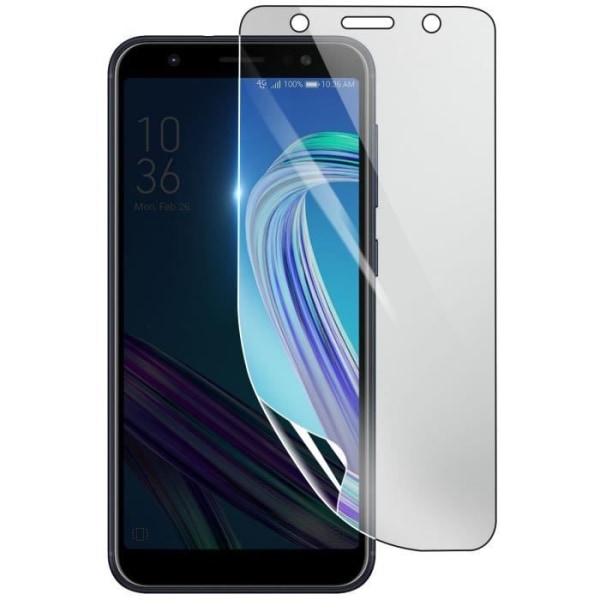 Näytönsuoja - 3MK - Zenfone Max Pro M1 - Iskunkestävä Hydrogeeli - Läpinäkyvä - Naarmuuntumaton Transparent