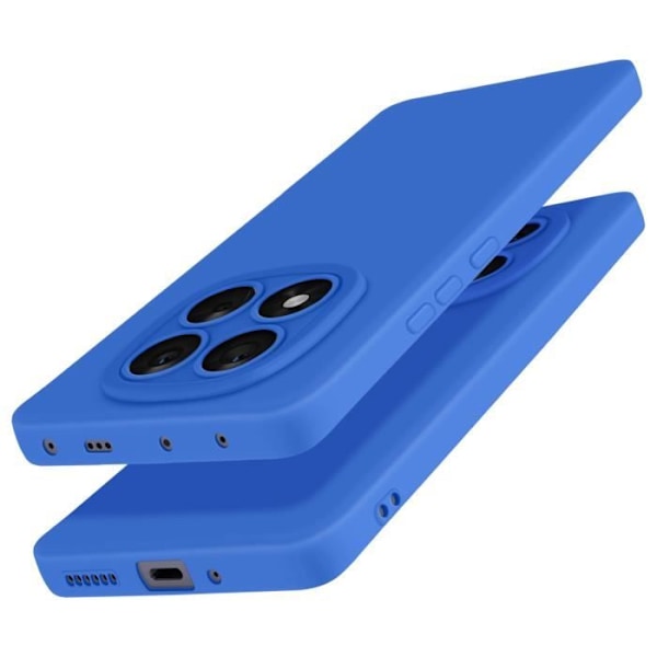 Coque för Redmi Note 14 Pro och 14 Pro Plus Silikon Kameraskydd Blå Blå