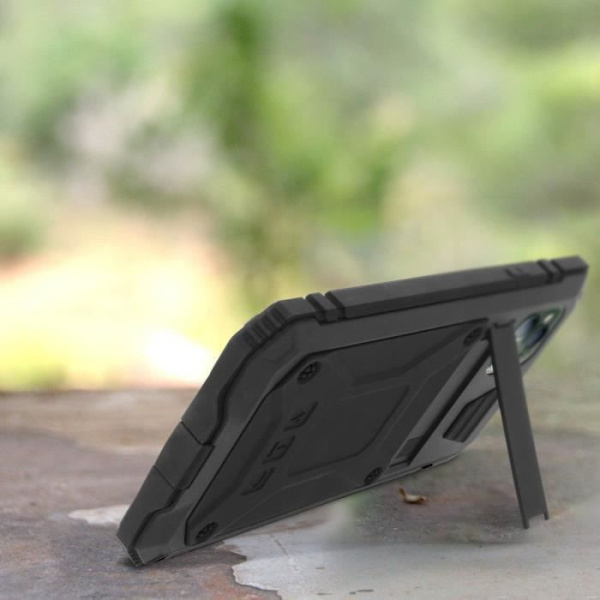 Telefonfodral - Tankserien - iPhone 11 Pro Max - Stötresistent - Videostöd - IP54 Svart