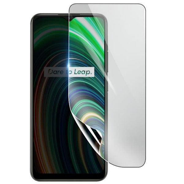 Skärmskydd - 3MK - Realme C25Y - Stötsäker Hydrogel - Transparent - Reptålig Transparent