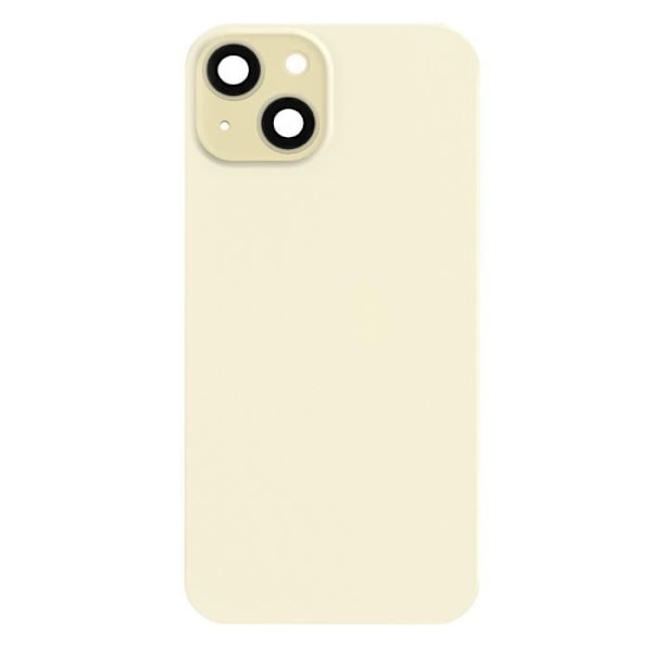 Komplett bakruta till iPhone 15 Plus med MagSafe Beige Gul