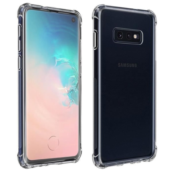 Skyddspaket - AVIZAR - Samsung Galaxy S10e - Flexibelt Skal - Härdat Glas - 360° Skydd Transparent