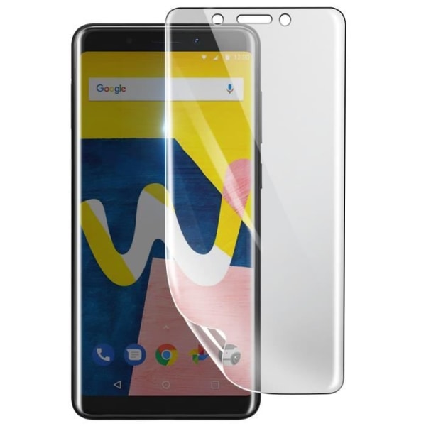 Skärmskydd - 3MK - Wiko View Lite - Stötsäker Hydrogel - Transparent - Reptålig Transparent