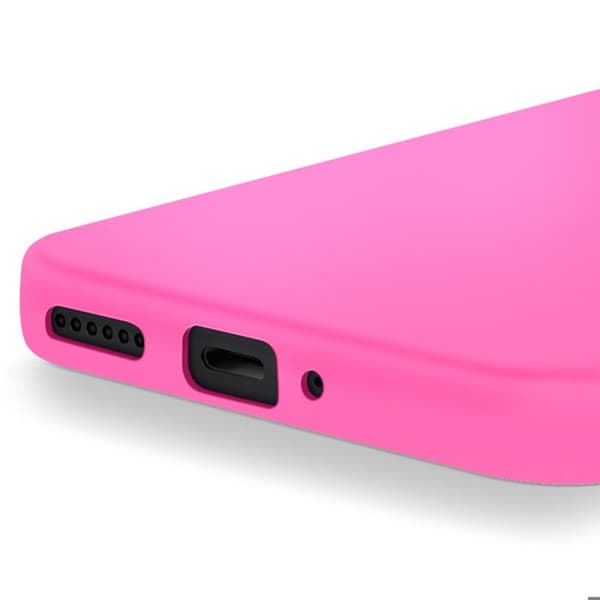 Coque för Redmi Note 14 Pro och 14 Pro Plus Semi-hård Soft-touch Fuchsia Rosa