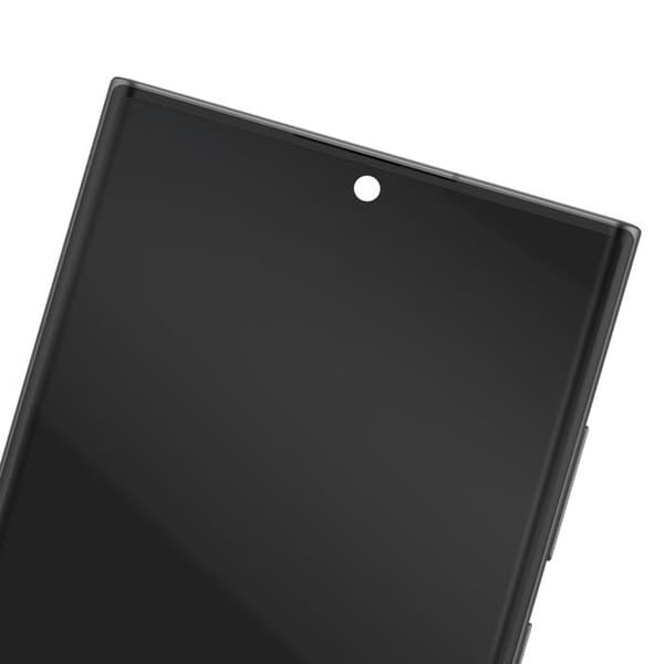 Fullskärm för Galaxy S22 Ultra Mjuk OLED-panel med Integrerat Chassi Grå Grå