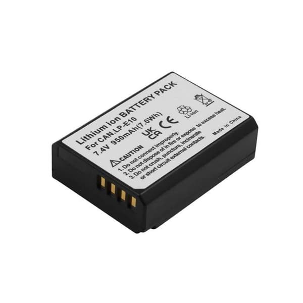 Li-ion batterie 7.4V til Canon EOS 1100D kamera 950mAh