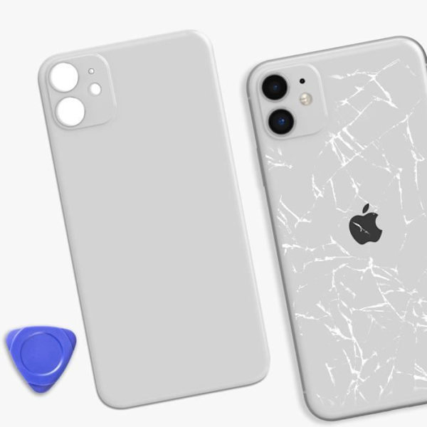 Ersättningsglas bak till iPhone 11 Vit Vit
