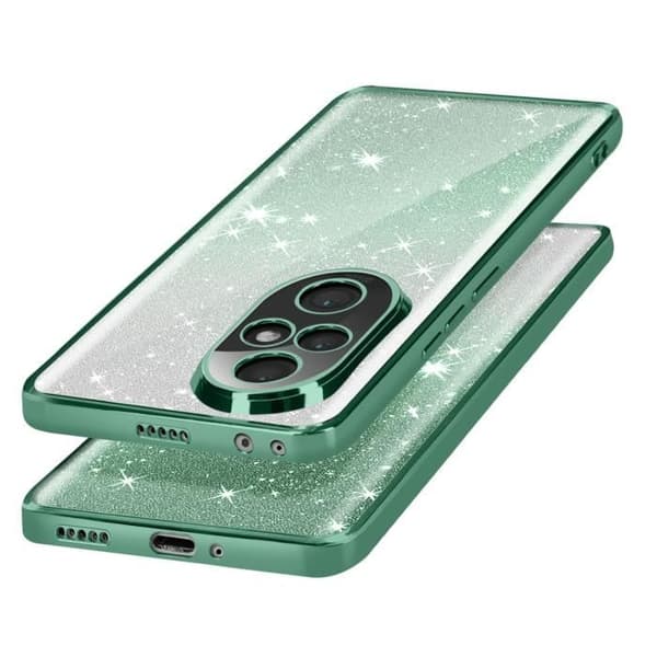 Cover til Honor 200 Pro Glimmer Gradient Beskyttet Kamera Grøn Grön