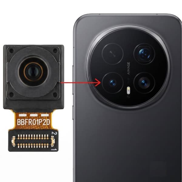 Ultra Wide Angle 50MP Kamera Modul til Honor Magic 8 Pro Sort Svart