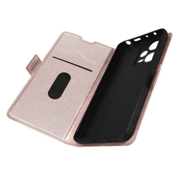 Etui til Xiaomi Redmi Note 12 Pro 5G Ultratynd magnetisk fane i rosa guld