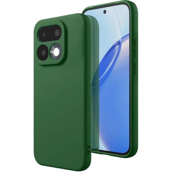 Realme 16 Pro Soft-Touch Silikoni Fast Cover -kuori Vihreä Grön