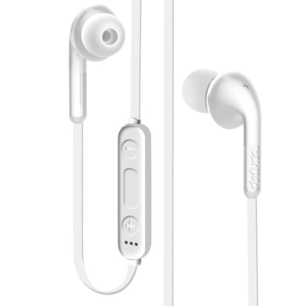 Contour Neck Bluetooth-hörlurar Fjärrkontroll och Microphone HD Defunc White