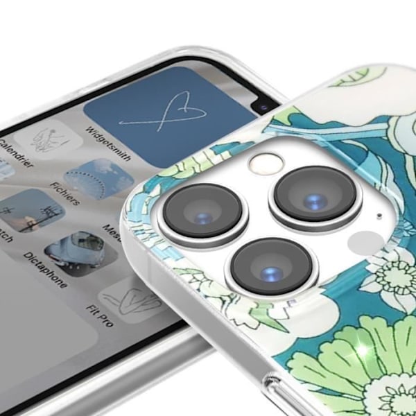 iPhone 13 Pro - Kuori, jossa on Hento Kukka-Design Guess Monivärinen Ranteenauha Flerfärgad