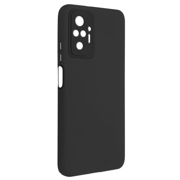 Xiaomi Redmi Note 10 Pro Case puolijäykkä silikoni hieno pehmeä kosketusviimeistely musta