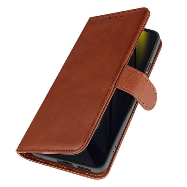 Taske til Xiaomi Poco F6 - AVIZAR - Flip Wallet Stand Vintage Style - Brun kastanj