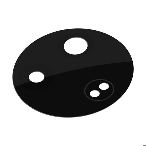 Reservedele - Kamera Linse Bagtil til Xiaomi Poco F7 Pro Sort