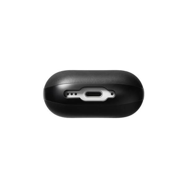 Läderfodral - NOMAD - AirPods 4 - Svart - Horween - Exakt Skydd Svart