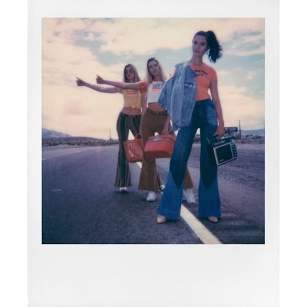 Polaroid direktfotopapper FÄRGFILM VIT RAM 4512