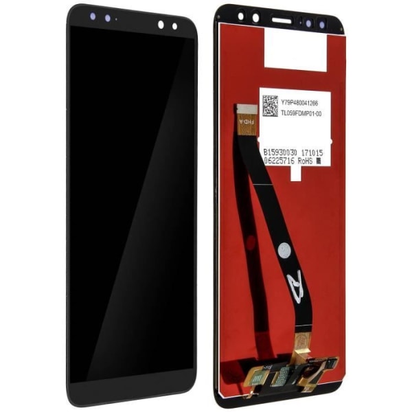 Huawei Mate 10 Lite LCD-näyttö Kosketuslasi Alkuperäinen Samsung Screen Block Musta Svart