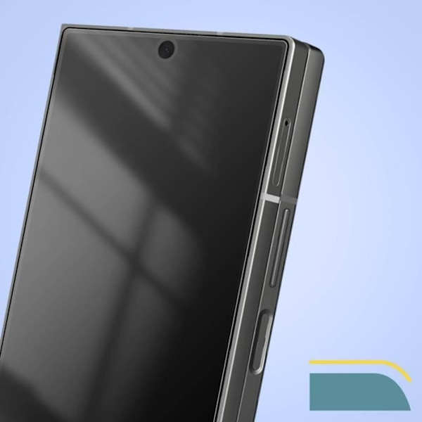 Tempereret glas - AVIZAR - Samsung Galaxy Z Fold 6 - Antispion - Ridseresistent - Sort Svart