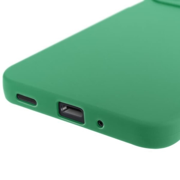 Coque för Samsung Galaxy A16 Silikon Mat Kamera Blockerat Grön Grön