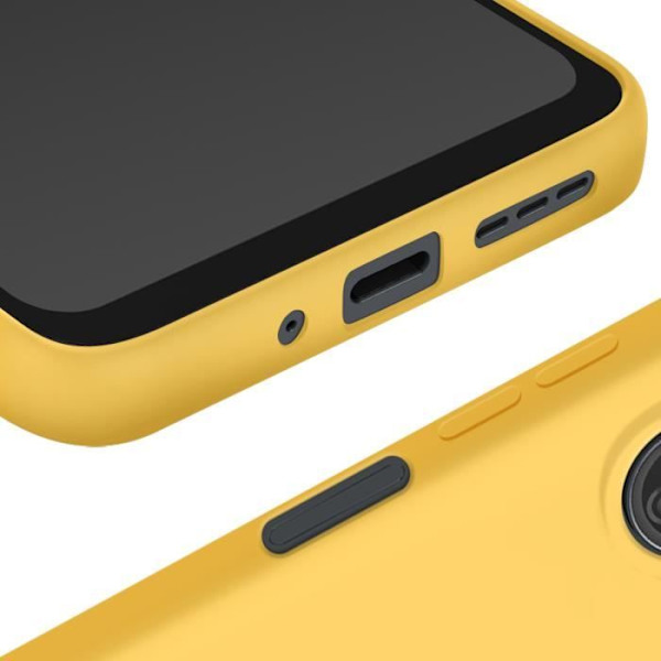 Smartphonefodral - AVIZAR - Xiaomi Redmi 13C - Stel - Gul - Anti-fingeravtryck - Handledsrem Gul