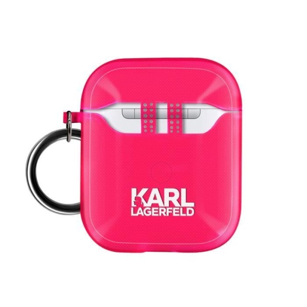 Karl Lagerfeld rosa Airpods-fodral