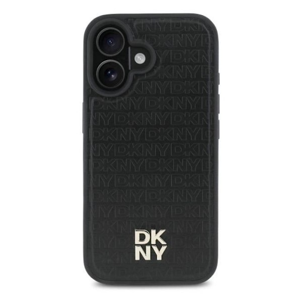 Bagcover til iPhone 16 Plus, MagSafe-kompatibel, DKNY Sort Svart