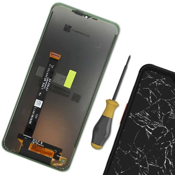 LCD-skærm og Touchscreen til Samsung Galaxy Xcover 7 Original Samsung Sort Svart