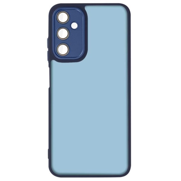 Etui til Samsung Galaxy A25 5G - AVIZAR - Smoked Hard Back - Beskyttet kamerablok - Midnight Blue Blå